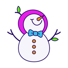 Snowman Clipart Simple