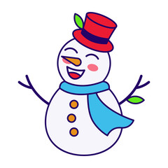Snowman Clipart Simple