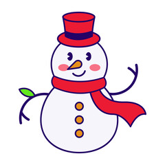 Snowman Clipart Simple