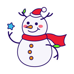 Snowman Clipart Simple