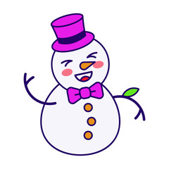 Snowman Clipart Simple