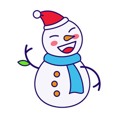 Snowman Clipart Simple