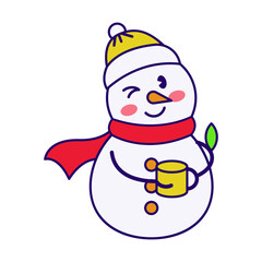 Snowman Clipart Simple