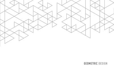 Abstract vector background with a geometric pattern of triangle shapes. Graphic design element 