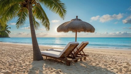 tropical paradise beach