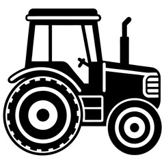 tractor isolated on white background