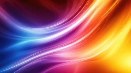 Obraz premium An abstract background with vibrant swirls of color and light, ideal for adding a dynamic and energetic feel to computer or mobile screens