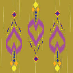 seamless ikat pattern design for fabric wallpaper wrapping carpet floor curtain mattresses bed sheet background