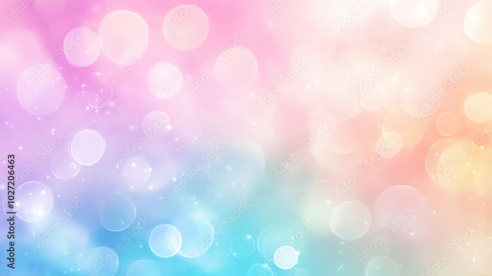 Aufkleber a soft, calming gradient background with pastel colors, creating a soothing atmosphere for computer 