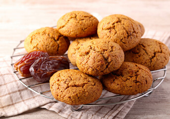 Homemade date cookies