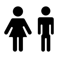 Restroom Vector Design Icon Style