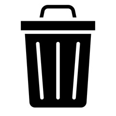 Trash Bin Vector Design Icon Style