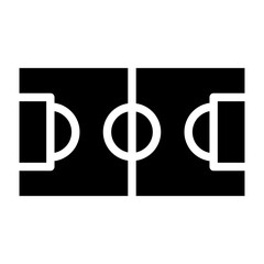 Soccer Field Vector Design Icon Style © Circlon