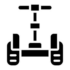 Obraz premium Segway Rental Vector Design Icon Style