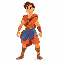 Greek God Hermes Cartoon