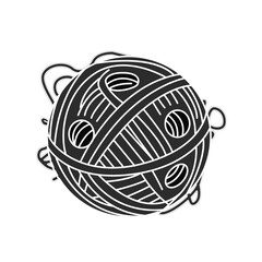 knitting ball, Editable yarn ball vector icon. Veterinary, animal, pet care, pet shop. Part of a big icon set family. Perfect for business.