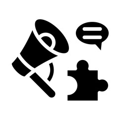 Campaign Mosaic Vector Design Icon Style