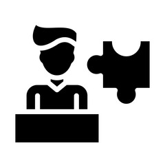 Candidate Mosaic Vector Design Icon Style