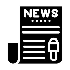 News Article Vector Design Icon Style
