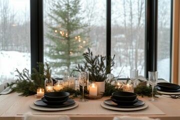 Bright Eco-Friendly Christmas Living Room