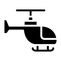 Helicopter Vector Design Icon Style