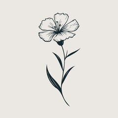 set of contour spring flowers carnation
line art floral, leaves
black and white illustration marigolds
set of decorative elements of plants Cosmos