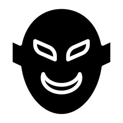 Villain Vector Design Icon Style
