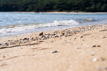small surf on the beach
