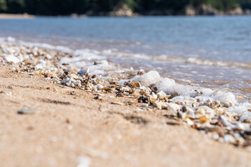 small surf on the beach