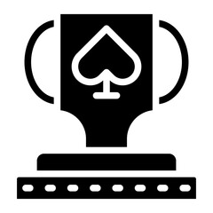 Casino Cup Vector Design Icon Style