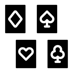 Royal Flush Vector Design Icon Style
