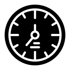 Wall Clock Vector Design Icon Style