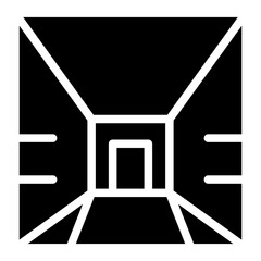 Hallway Runner Vector Design Icon Style