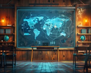 Digital Blackboard in Virtual Classroom for Global Real Time Learning and Distance Education