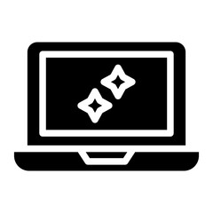 Laptop Vector Design Icon Style