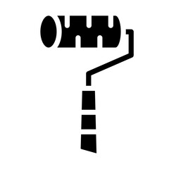Paint Roller Vector Design Icon Style