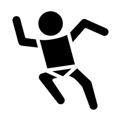 Stretching Vector Design Icon Style