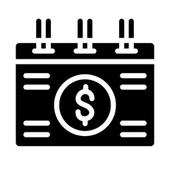 Fiscal Year Vector Design Icon Style