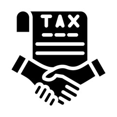 Tax Settlement Vector Design Icon Style