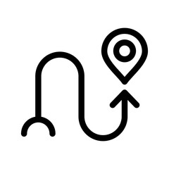 Map Icon Vector Symbol Design Illustration