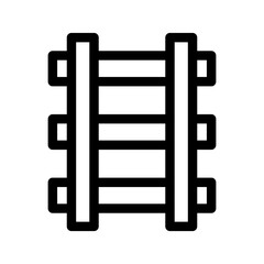 Railway Road Icon Vector Symbol Design Illustration
