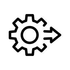 Operation Icon Vector Symbol Design Illustration