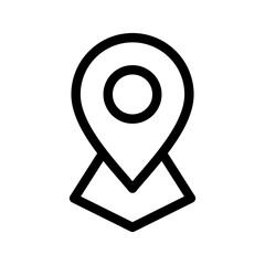 Map Pin Icon Vector Symbol Design Illustration