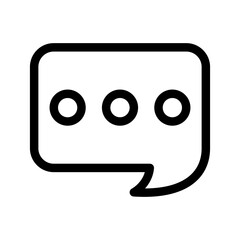 Chat Icon Vector Symbol Design Illustration