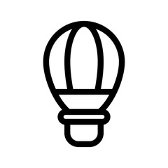 Hot Air Balloon Icon Vector Symbol Design Illustration