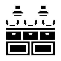 Common Kitchen Vector Design Icon Style