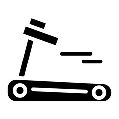 Treadmill Vector Design Icon Style