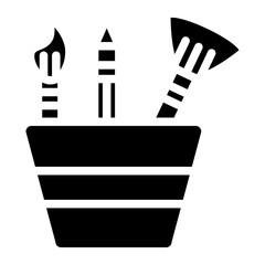 Art Supplies Vector Design Icon Style