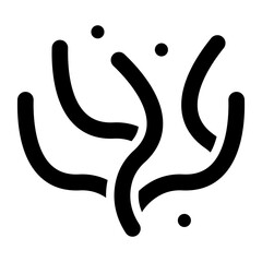 Obraz premium Seaweed Vector Design Icon Style
