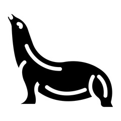 Sea Lion Vector Design Icon Style